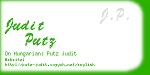 judit putz business card